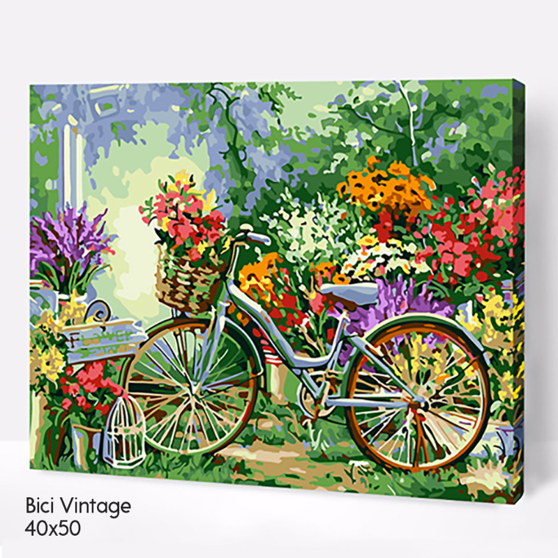 Kit Paint by numbers 40x50 Bici vintage| WC6708 Main Image